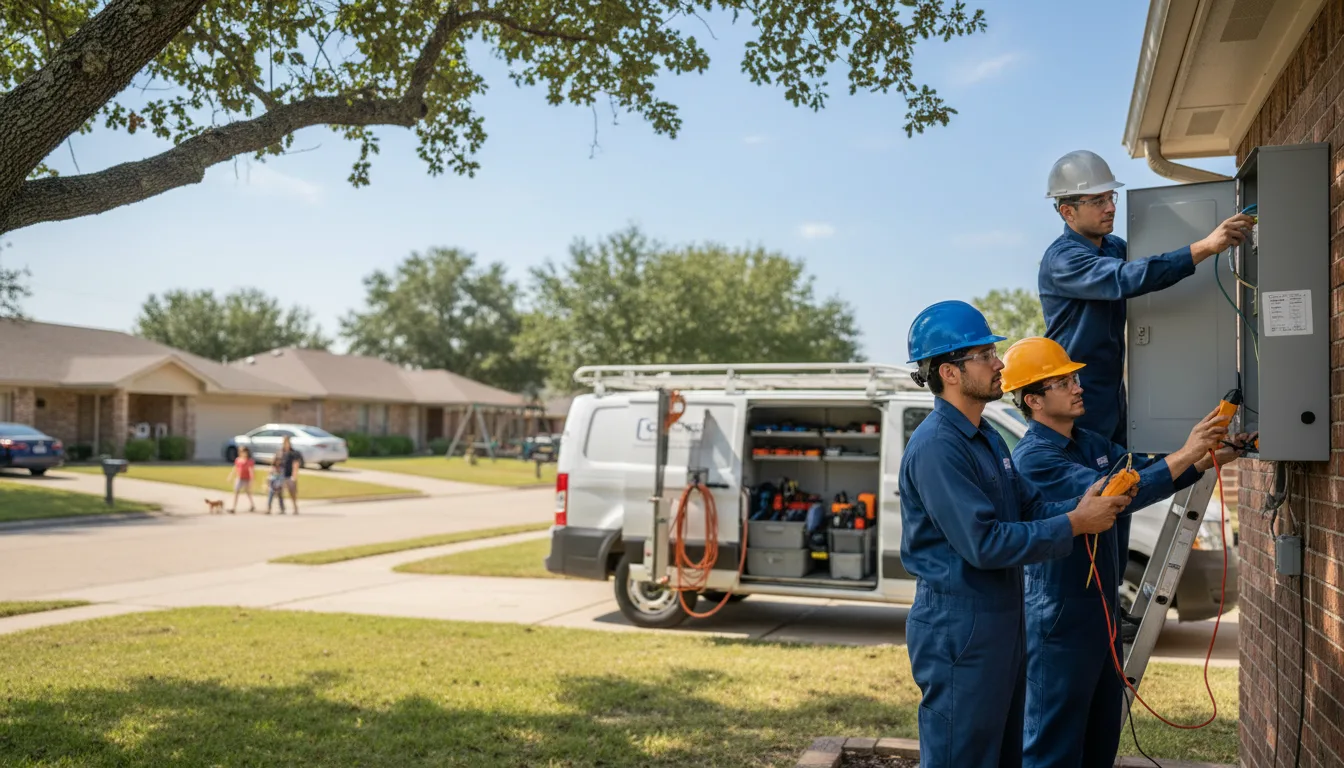 Certified electrician providing emergency electrical services in Cochran, GA